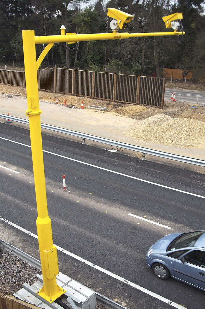 Average speed monitoring