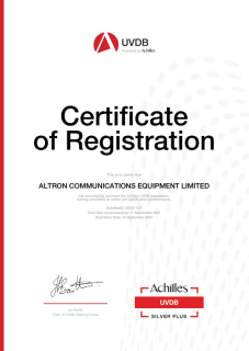 Cert UVDB Silver
