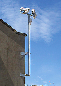 ptz camera mounting pole
