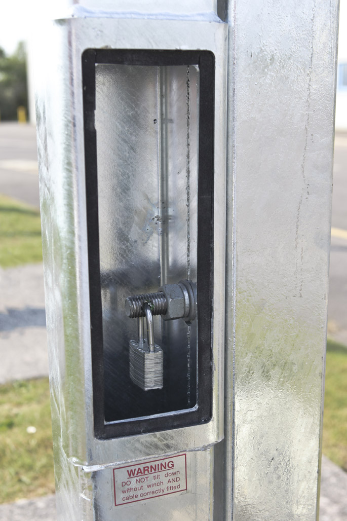 Internal padlock facility